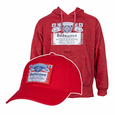 Budweiser Classic Logo Hat & Hoodie Combo